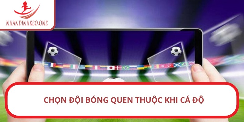 Cách cá độ bóng đá luôn thắng - Bí quyết từ chuyên gia 3 Chọn đội bóng quen thuộc khi cá độ